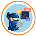 desarrollador web ninja ikon