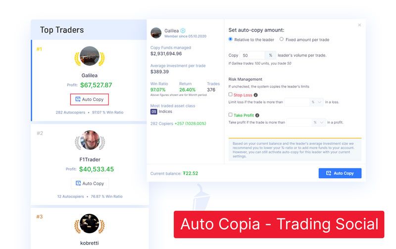 NAGA Auto Copia - Trading Social
